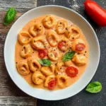 Tortellini mit Sahnesoße (Tomaten Variante)