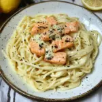 Zitronen Lachs Pasta